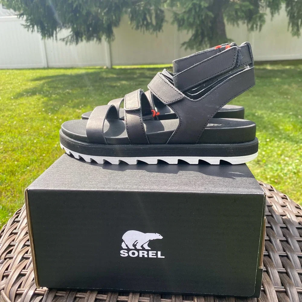 NT/NIB Sorel Roaming Multi-Strap Strappy Platform Sandal (Size 7)